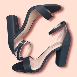 Call It Spring Katarina Black Block Heels Size 7.5